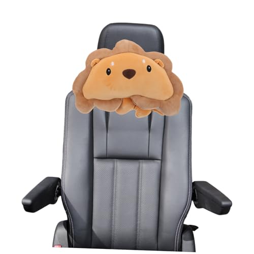 Almohada de viaje cuello león cojín para auto 33x23x9 cm miniatura 6