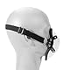 Kutocesy Bondage Erwachsene Halbe Maske Schnüffelsocken Höschen Atmungsaktiv Sm Fetisch Maske Paare Abenteuer Stimulation Sexspielzeug (Black)