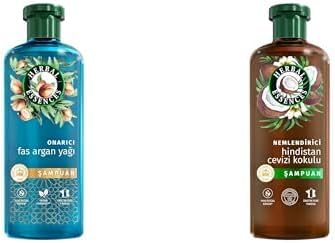 Herbal Essences Seti | Onarıcı Argan Yağı Şampuan 350ml x1 + Nemlendirici Hindistan Cevizi Kokulu Şampuan 350ml x1 — Amazon ürün görseli