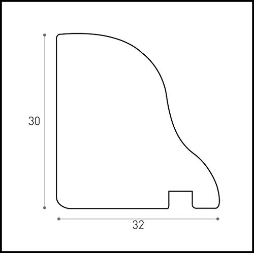 Profilo in Legno di Pino nodato, Adatto a