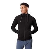 Men's Merino Active Zip Hoodie By Woolly | RWS Certified | Soft, Stink Free, Seattle Designed - Black - L