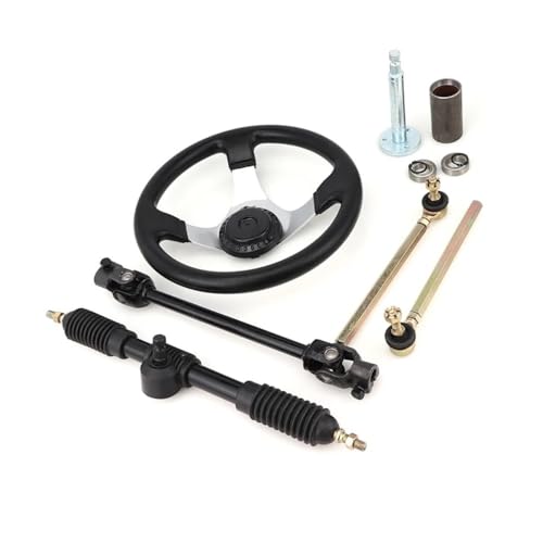 Kit de direction rigide 320mm et arbre ajustable usiné pour go kart 110cc