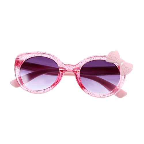 Ipetboom 1 Par gafas de sol para gafas de sol infantiles Gafas de sol divertidas gafas de sol del festival los fingen gafas pequeña Accesorio para foto gafas de sol de moda rosa