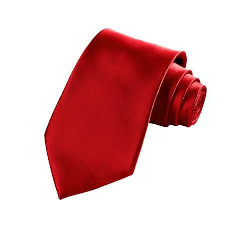 Image of TIE G Solid Satin Woven dyed Color Formal Black Necktie and Pocket Square Sets in Gift Box