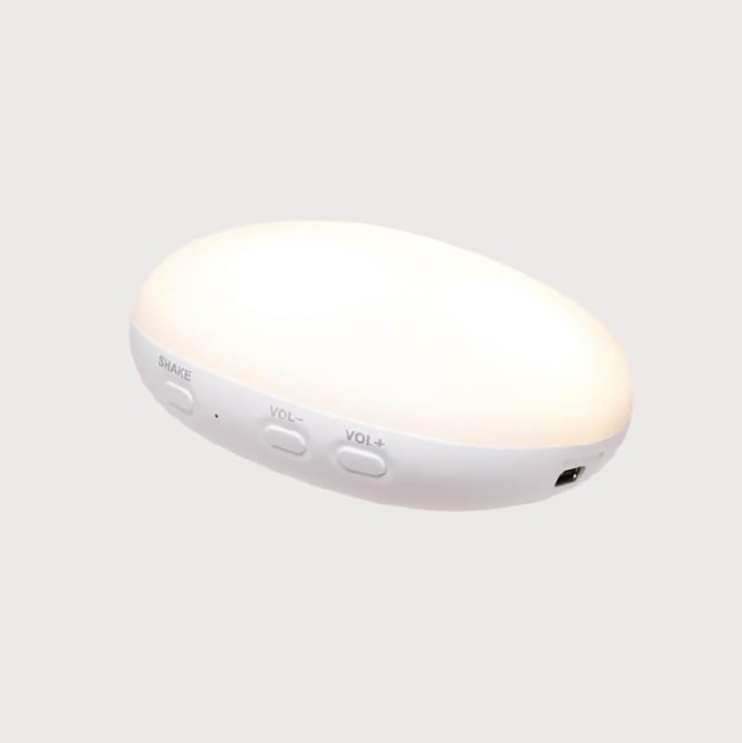 Moonie 2.0 Bio Brummbär mit Nachtlampe - Polar