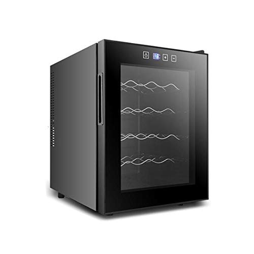 Refroidisseur de réfrigérateur, mini réfrigérateur à vin compact indépendant du refroidisseur de vin de comptoir avec verre à commande numérique d'une capacité de 12/16/20 bouteilles (TL49 (20 pièces)