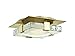 Hudson Valley Lighting 9811-AGB Bourne LED 11 InchW Wall/Flush Mount - 10.75 Inches Wide by 10.75 Inches High, Aged Brass Finish