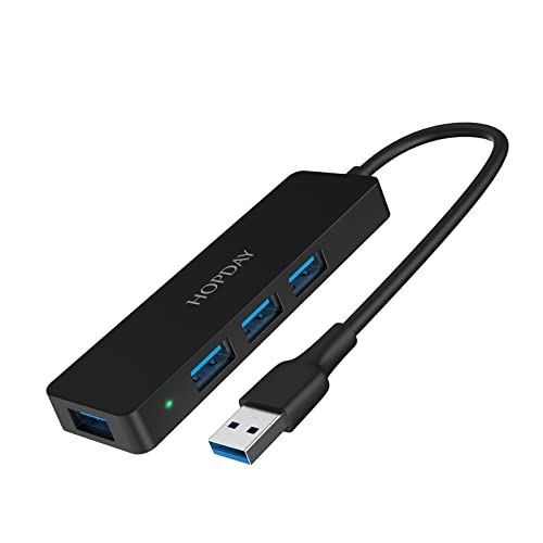Hub USB, 4 en 1 Adaptateur USB Ultra Fin avec 4 Ports USB 3.0 pour Macbook Pro/air, Ipad Pro/air, Surface Go, Xps, Pixelbook Et Autres Appareils Tpye A Cover