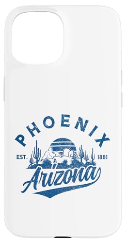 Souvenir vintage del Phoenix Arizona AZ Pride Carcasa para iPhone 15