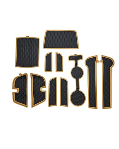 Interior Accent Liners - 2023 Subaru Crosstrek & Impreza 4 Subaru 11-Piece Gold Accent Interior Liner Upgrade Kit for 2026 Forester Wilderness - J141SSL030 - Genuine OEM