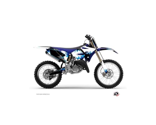 Kit déco Hangtown Yamaha 125 YZ bleu en vinyle épais résistant aux rayures de motocross