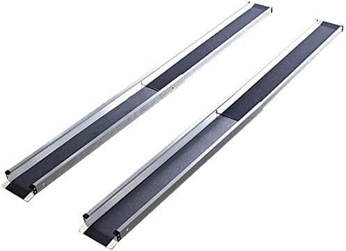 伸縮アルミスロープ スロープ長さ約214cm 幅約15.5cm 耐荷重約270kg