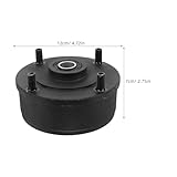 HOLIDYOYO Atv Bremstrommel Befestigungsbasis 110mm Metall Ersatzteil für Quads 125 250cc Langlebig Kompatibel Stabil für Sand Schlamm und Gebirge