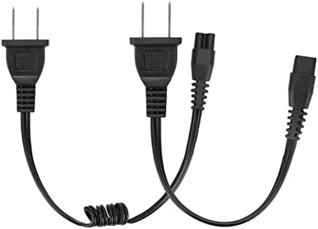 Stun Gun Charger Cord Compatible with VTS-T03, VTS-195; Police 305, Police 928-58, Avenger, Guard Dog Security, Jolt, Stun Master and Most Other Stun Guns (One Long and one Short)