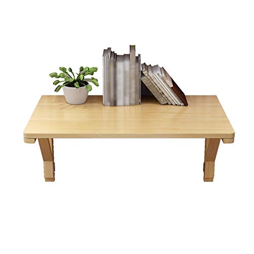 Bureau mural pliant bois table rabattable cuisine petit espace établi pin massif 70x40
