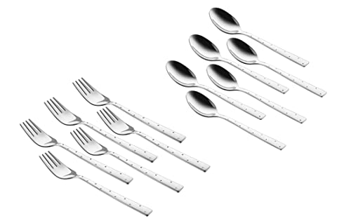 Shapes Dinner Spoons & Forks Set 12 Pcs