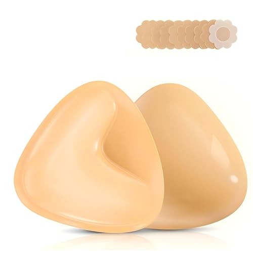 Ultra Push-up-Klebe-BH-Einlagen, doppelseitige Klebe-BH-Einlagen, Klebe-BH für Bikini-Badeanzug, Sport-BH ohne Träger, beige Ultra Push-up-Klebe-BH-Einlagen, doppelseitige Klebe-BH-Einlagen, Klebe-BH für Bikini-Badeanzug, Sport-BH ohne Träger, beige