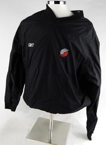 2000s Portland Trail Blazers Team Issued Windbreaker Pullover M 563 - NBA Game Used