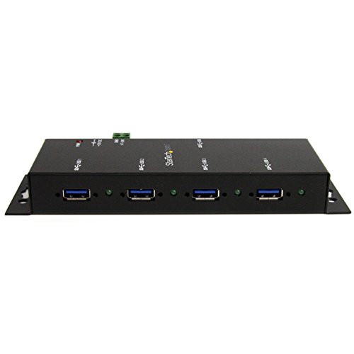 Startech.com 4-Port Usb 3.0 Hub - 5Gbps - Metal Industrial Usb-A Hub - Wall Or Desk Mountable Usb Data Hub - Taa Compliant Usb Expander Hub (St4300Usbm) #TOP3