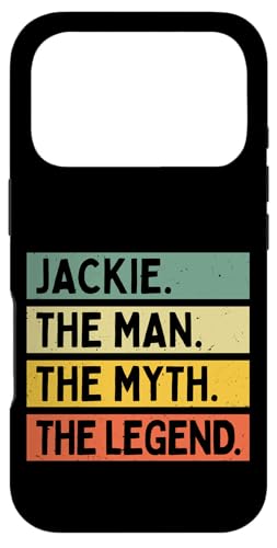 Jackie The Man The Myth The Legend�ʔ������O������p �X�}�z�P�[�X iPhone 17 Pro �p