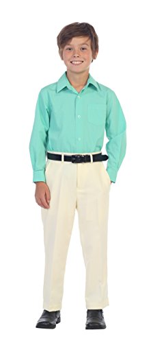 Image of Gioberti Boys Long Sleeve Solid Dress Shirt