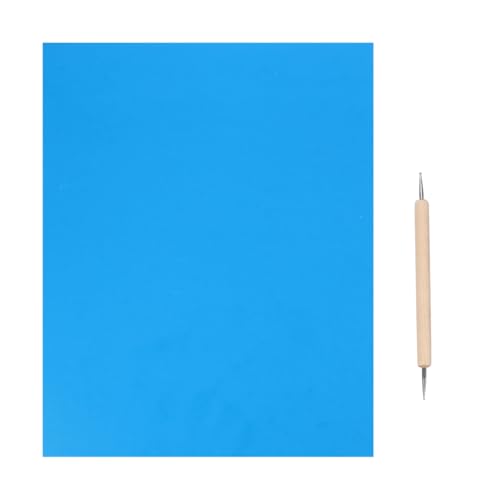 Operitacx 10 piezas de papel de calco de carbono para dibujo de punto de cruz, papel de calco para coser pintura a mano, transferencia de agua, herramienta de grabado en relieve de carbono, papel de