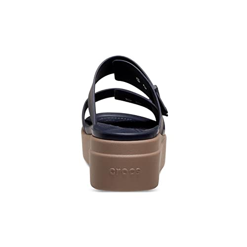 Image of Crocs Women's Brooklyn Buckle Low Wedges