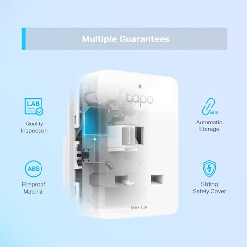 Tapo P105 WiFi Smart Plug, Hands-Free Remote App and Voice Control, Schedule & Timer, Support Higher-Power Appliances, Multiple Safety Guarantees, Easy setup, Away Mode, Works with Alexa & Google - Image 8