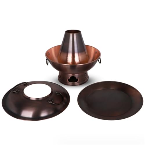 Olla de cobre para hotpot 32 cm miniatura 4