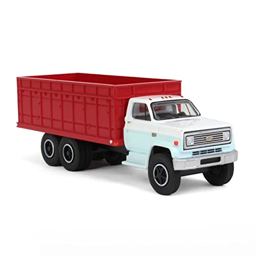 Camión a escala 1:64 Chevrolet 1983 C70 tandem rojo miniatura 2