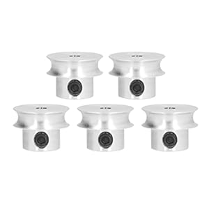 Ronde katrol, V-vormige katrol Aluminiumlegering Goede elasticiteit voor transmissie met ronde riem(5401-0006-00016 6 mm…