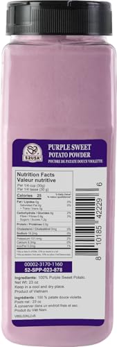 Image of 52USA Purple Sweet Potato Powder, 23oz(652g) | 100% Natural Food Coloring | Gluten-Free, Vegan, Rich in Anthocyanins | Purple Potato Powder for Baking, Smoothies, Desserts, Drinks