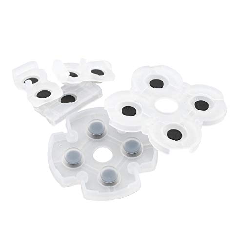 Onyehn 4 Set Silicone Conductive Rubber Pad Keypads for Sony PlayStation 4 PS4 Controller for Dualshock 4 Buttons Repair Replacement Part
