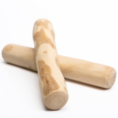 Dilecti Natural Coffee Wood Dog Chew - Durable Dog Toy and Long-Lasting Chew Toy Excellent Dog Chew Sticks and Dog Toys for Dental Hygiene (L size pack of 2)