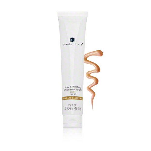 JOLIE. IMPECCABLE ME Credentials Skin-Perfecting Tinted Moisturizer Broad Spectrum SPF 20 - Physical Mineral Sunscreen Titanium Dioxide - Paraben Free/Sensitive Skin (Medium)