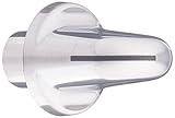 GE Part Number WB03X10317 KNOB VENT TRI-CHROME PL