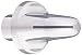 GE Part Number WB03X10317 KNOB VENT TRI-CHROME PL