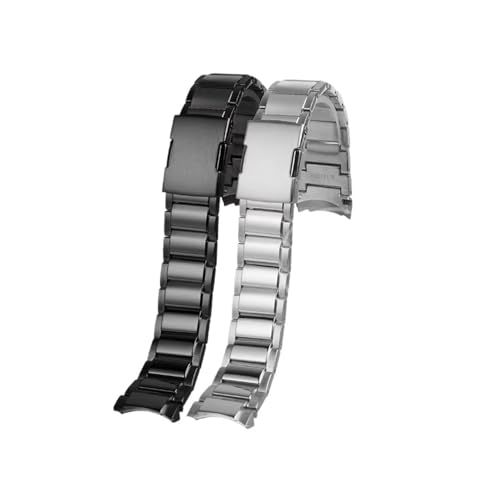 Bracelet montre 22mm bouche d'arc acier pour Casio EDIFICE EQB