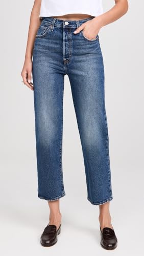 Image of Levi's Womens Premium Ribcage Straight Ankle Jeans
