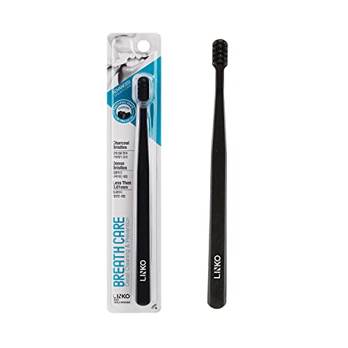 Zahnbürste – Aktivkohle infundierte weiche dichte Borsten – Advance Breath-Pflege – Detailreinigung & Prävention
