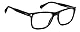 POLAROID Rechteckig ECO CO-POLYESTER Brillen in Schwarz für Herren, Brille mit Sehstärke, optional mit Sonnenbrillen tönung oder Blaulichtfilter (Modell PLD D512)