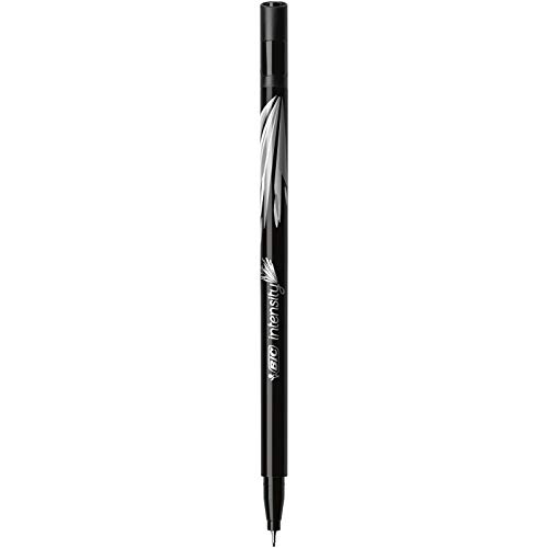 Bic Intensity 0.4 mm Fine Point Writing Felt Tip Pens (Pack of 12) 12 Black - image 2