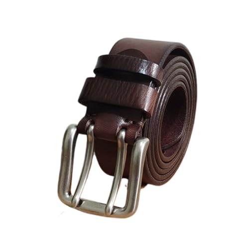 Ceinture en cuir véritable durable pour homme et femme au style vintage