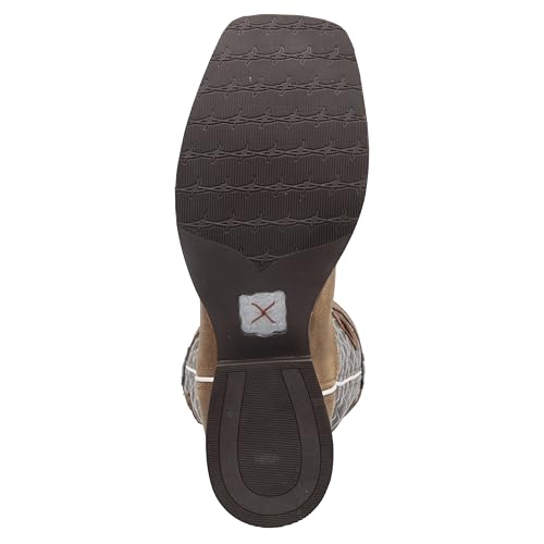 Image of Twisted X Men's 14 inch Pull on Ruff Stock Square Toe Western Boot
