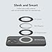 SleekStrip Mag Ring MagSafe Magnetic Ring Adapter for iPhone Android Kindle Strong Adhesive MagSafe Sticker for Phone Case Back of Phone Magnetic Converter Kit Accessory