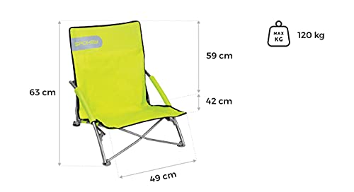 Tabouret pliant Panama portable avec capacité de 120 kg - 3