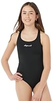 Rip Curl Girl's Premium Rib One Piece, Black, 8 Years