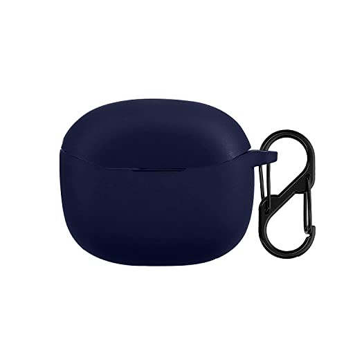 Image of LIRAMARK Shockproof Protective Silicone 360 Cover Case with Buckle Designed for Anker Soundcore R100 (Midnight Blue)