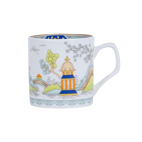 Image of GOLDEN QUEEN'S Handcrafted Floral Tea Cups - Set of 6 | Perfect for Daily Use, Elevate Your Tea and Coffee Experience - Oriental Pagoda