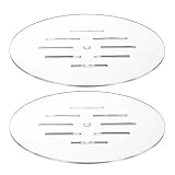 Cabilock 2 Stück Runder Aquariendeckel aus Acryl für Betta Aquarien 20 cm